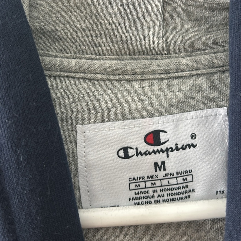 Champion Men’s Navy Medium Hoodie NWT - Picture 3 of 4